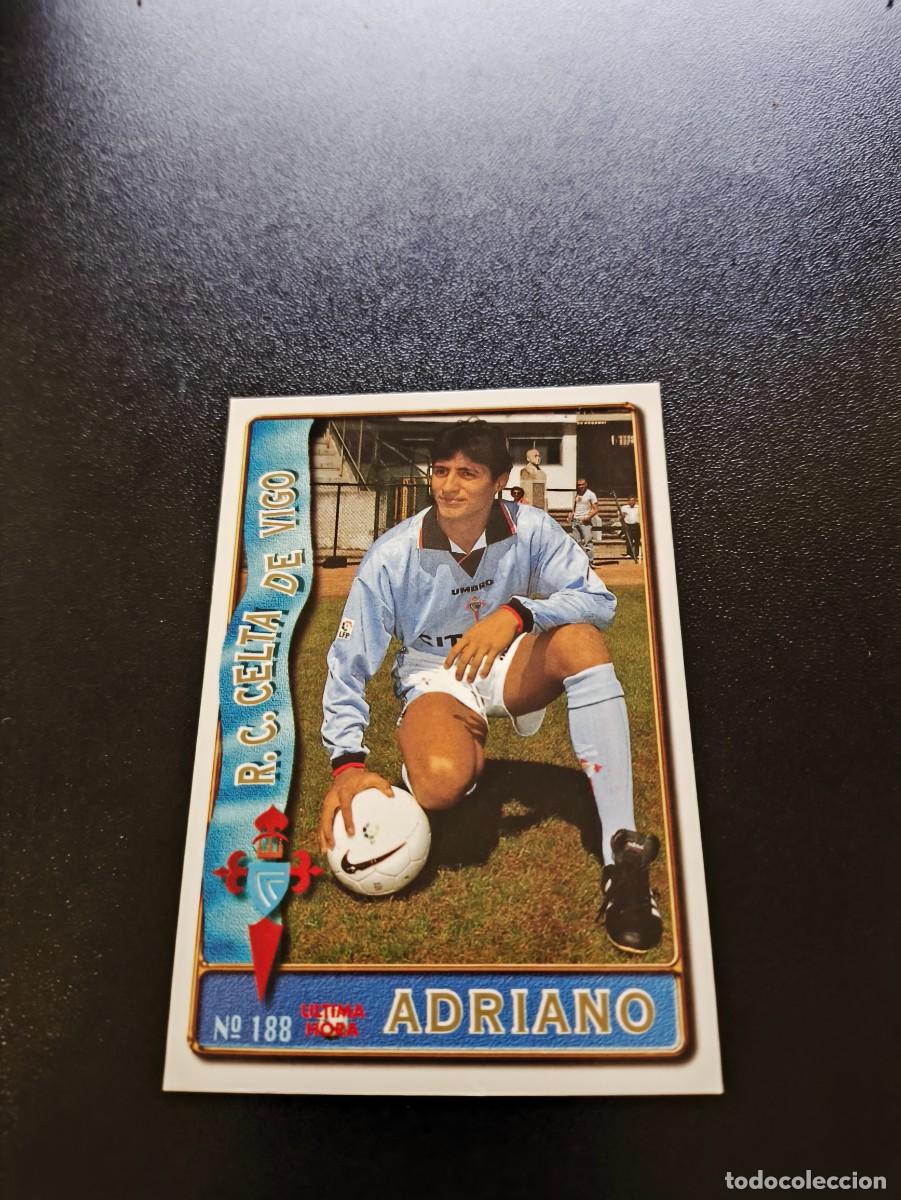 Cromos de F&uacute;tbol: 188 ADRIANO CELTA ULTIMA HORA II UH MUNDICROMO LIGA 1996 1997 96 97 NO PANINI ESTE