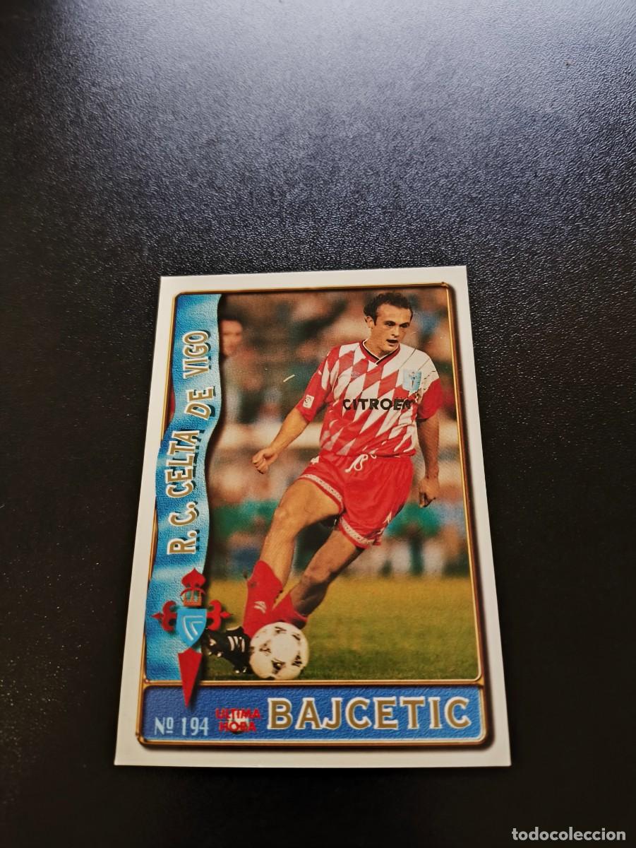 Cromos de F&uacute;tbol: 194 BAJCETIC CELTA ULTIMA HORA II UH MUNDICROMO LIGA 1996 1997 96 97 NO PANINI ESTE