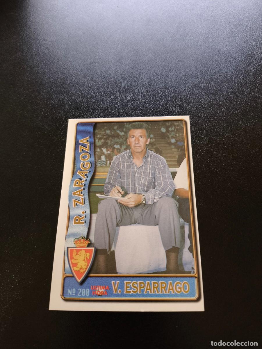 Cromos de F&uacute;tbol: 200 VICTOR ESPARRAGO ZARAGOZA ULTIMA HORA II UH MUNDICROMO LIGA 1996 1997 96 97 NO PANINI ESTE