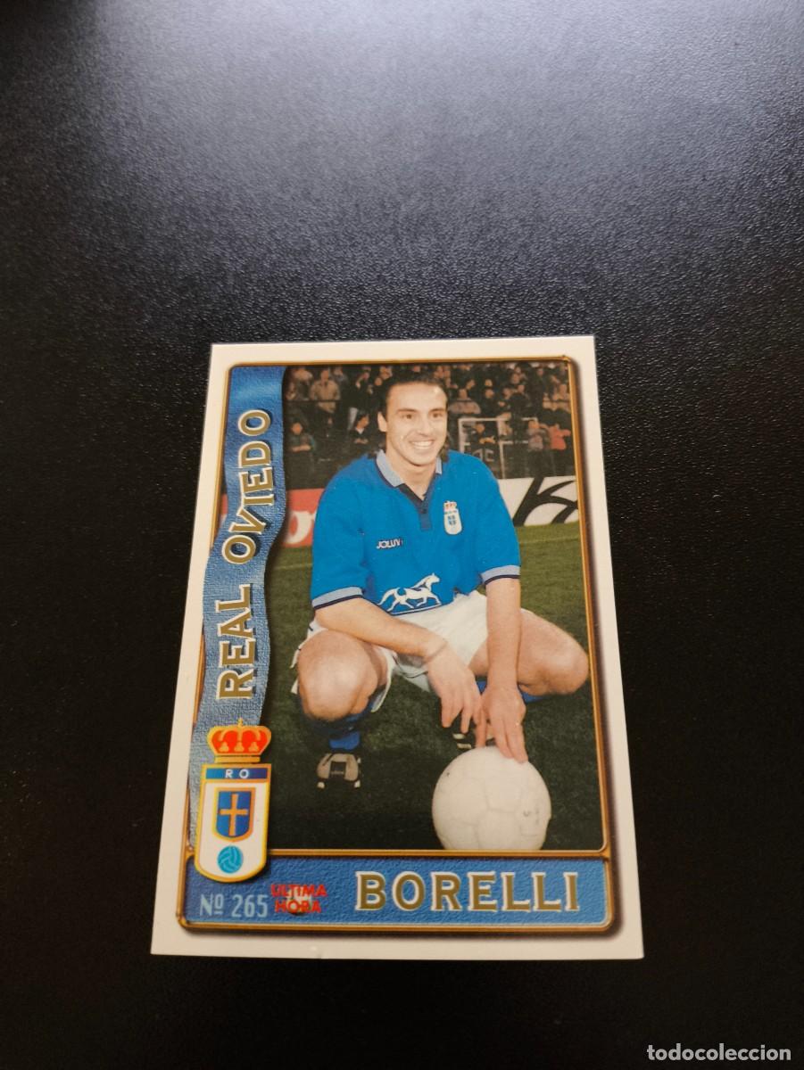 Cromos de F&uacute;tbol: 265 BORELLI OVIEDO ULTIMA HORA II UH MUNDICROMO LIGA 1996 1997 96 97 NO PANINI ESTE