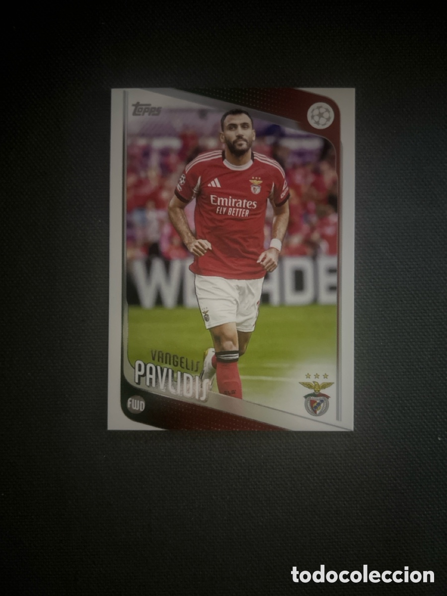 Cromos de F&uacute;tbol: Pavlidis 34 Benfica UCC Flagship Edition Topps 2025/26