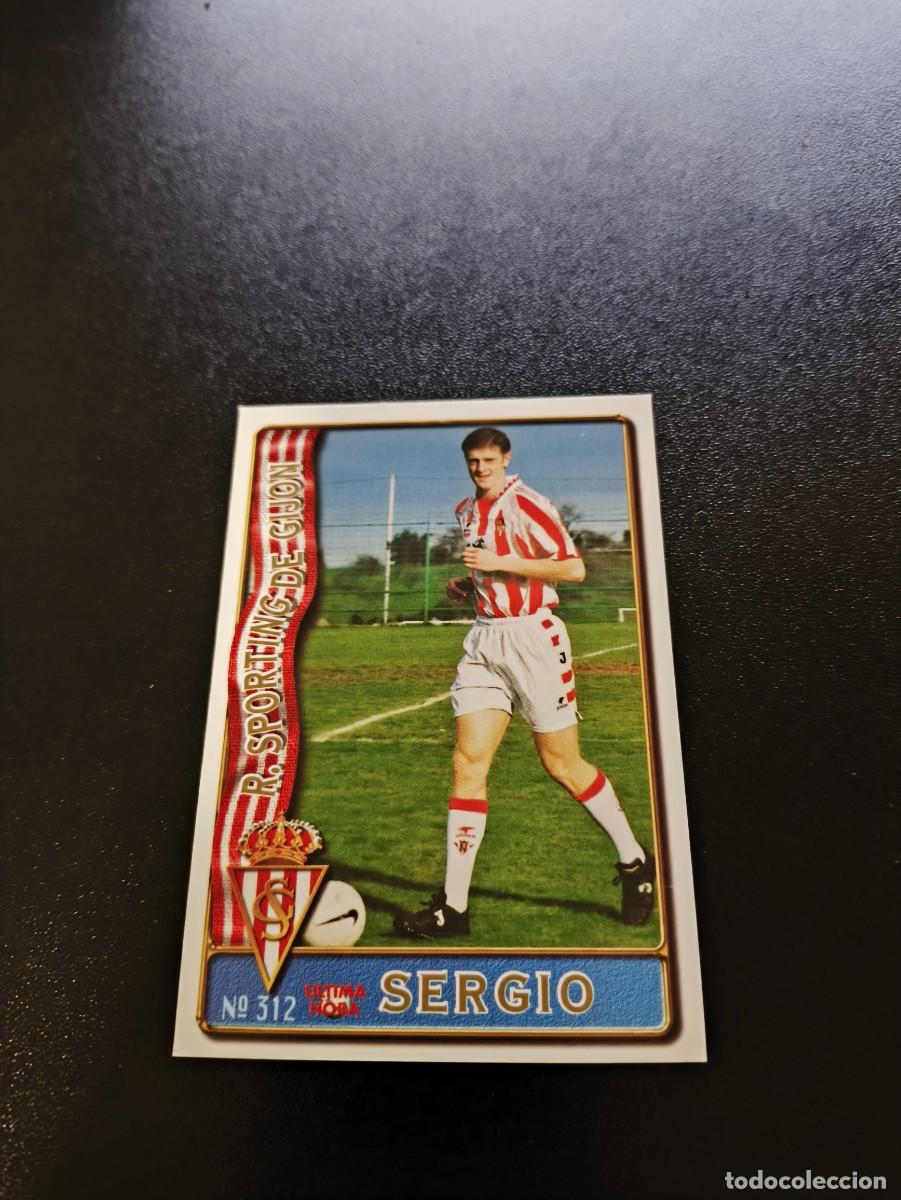 Cromos de F&uacute;tbol: 312 SERGIO SPORTING DE GIJON ULTIMA HORA II UH MUNDICROMO LIGA 1996 1997 96 97 NO PANINI ESTE