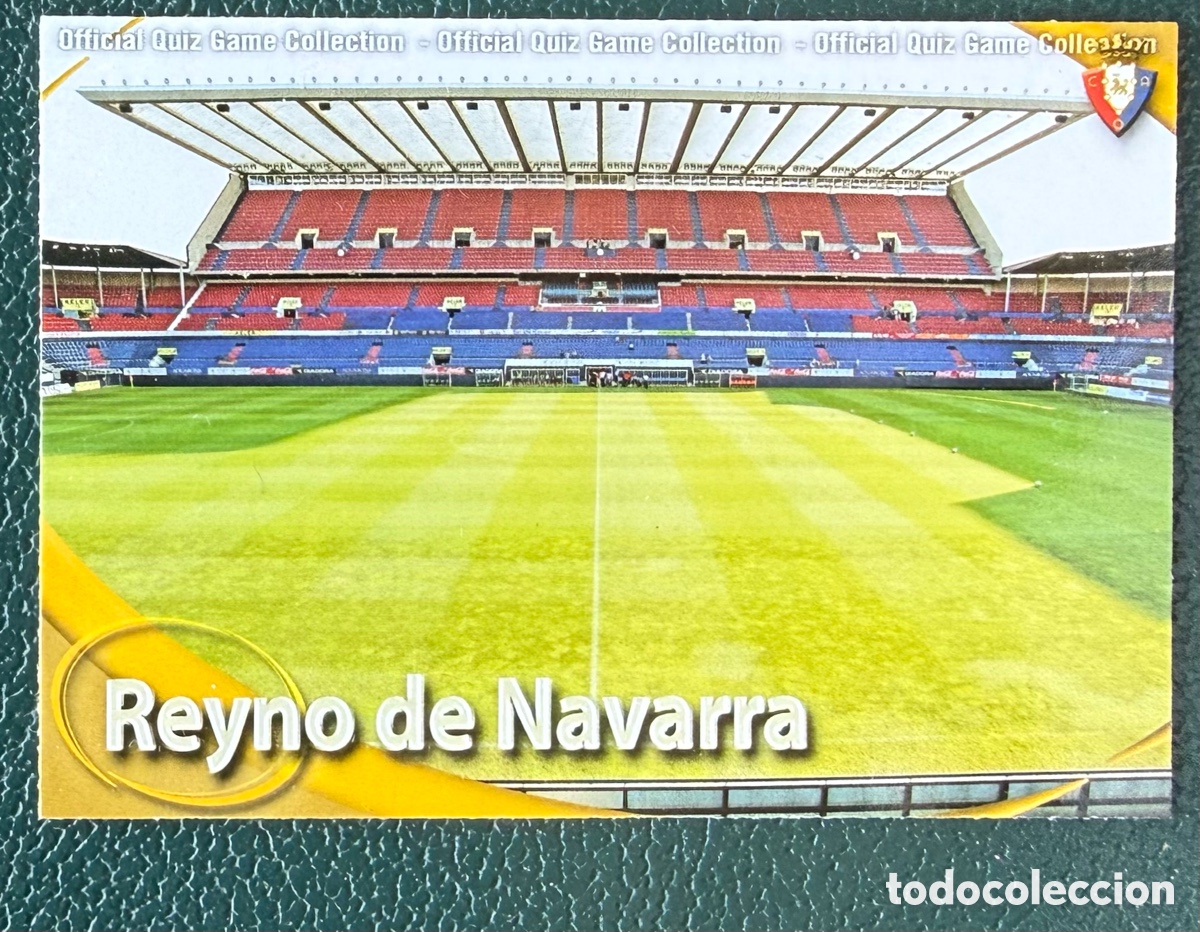Figurine di Calcio: 299 ESTADIO REYNO DE NAVARRA MATE CA OSASUNA FICHAS ALBUM MUNDICROMO 2010 2011 10 11