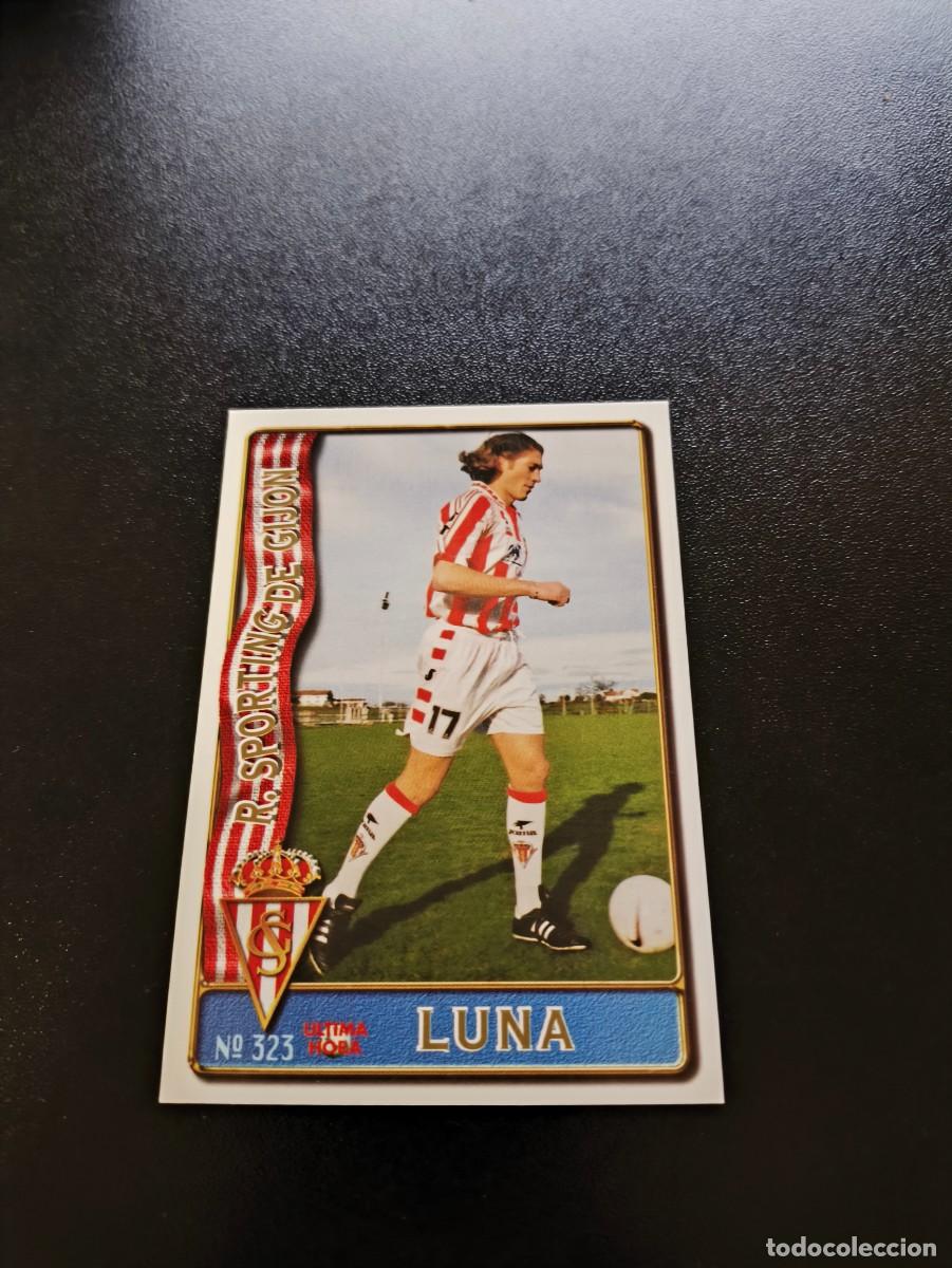 Cromos de F&uacute;tbol: 323 LUNA SPORTING DE GIJON ULTIMA HORA II UH MUNDICROMO LIGA 1996 1997 96 97 NO PANINI ESTE