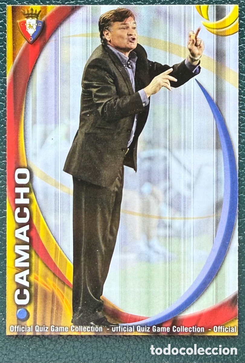 Figurine di Calcio: 300 CAMACHO CA OSASUNA FICHAS ALBUM MUNDICROMO 2010 2011 10 11