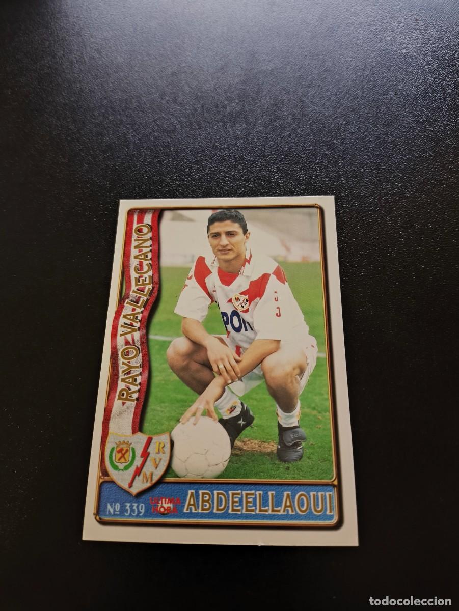 Cromos de F&uacute;tbol: 339 ABDEELLAOUI RAYO VALLECANO ULTIMA HORA II UH MUNDICROMO LIGA 1996 1997 96 97 NO PANINI ESTE