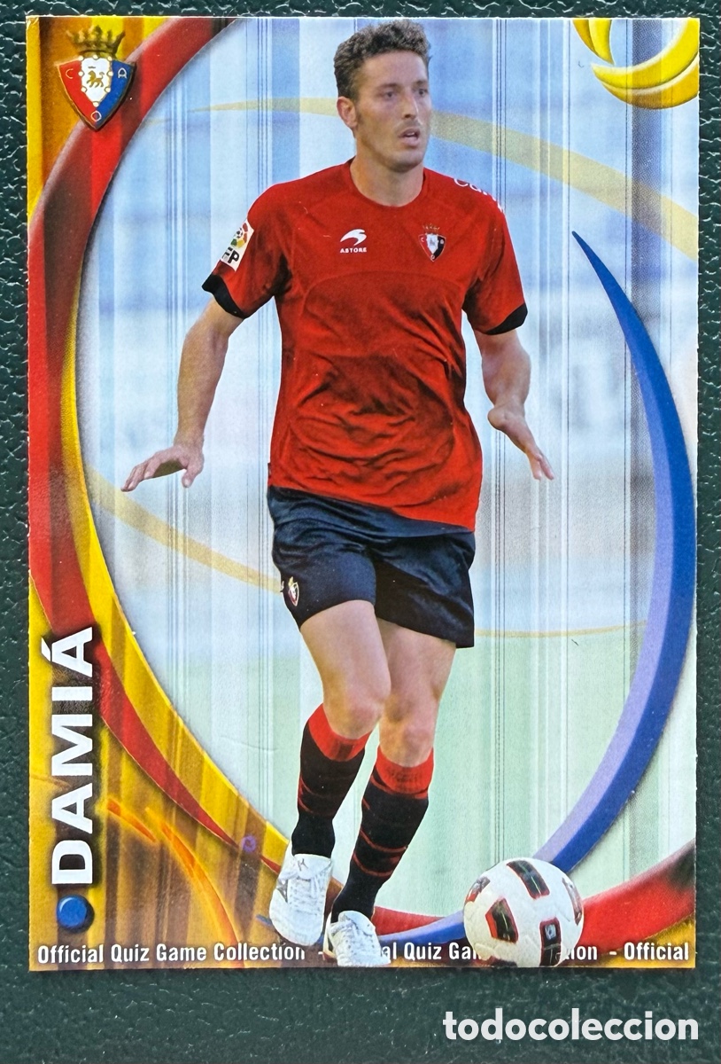 Figurine di Calcio: 303 DAMIA CA OSASUNA FICHAS ALBUM MUNDICROMO 2010 2011 10 11