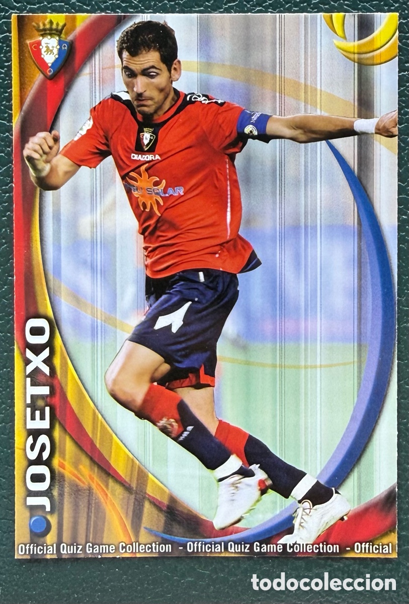 Figurine di Calcio: 304 JOSETXO CA OSASUNA FICHAS ALBUM MUNDICROMO 2010 2011 10 11