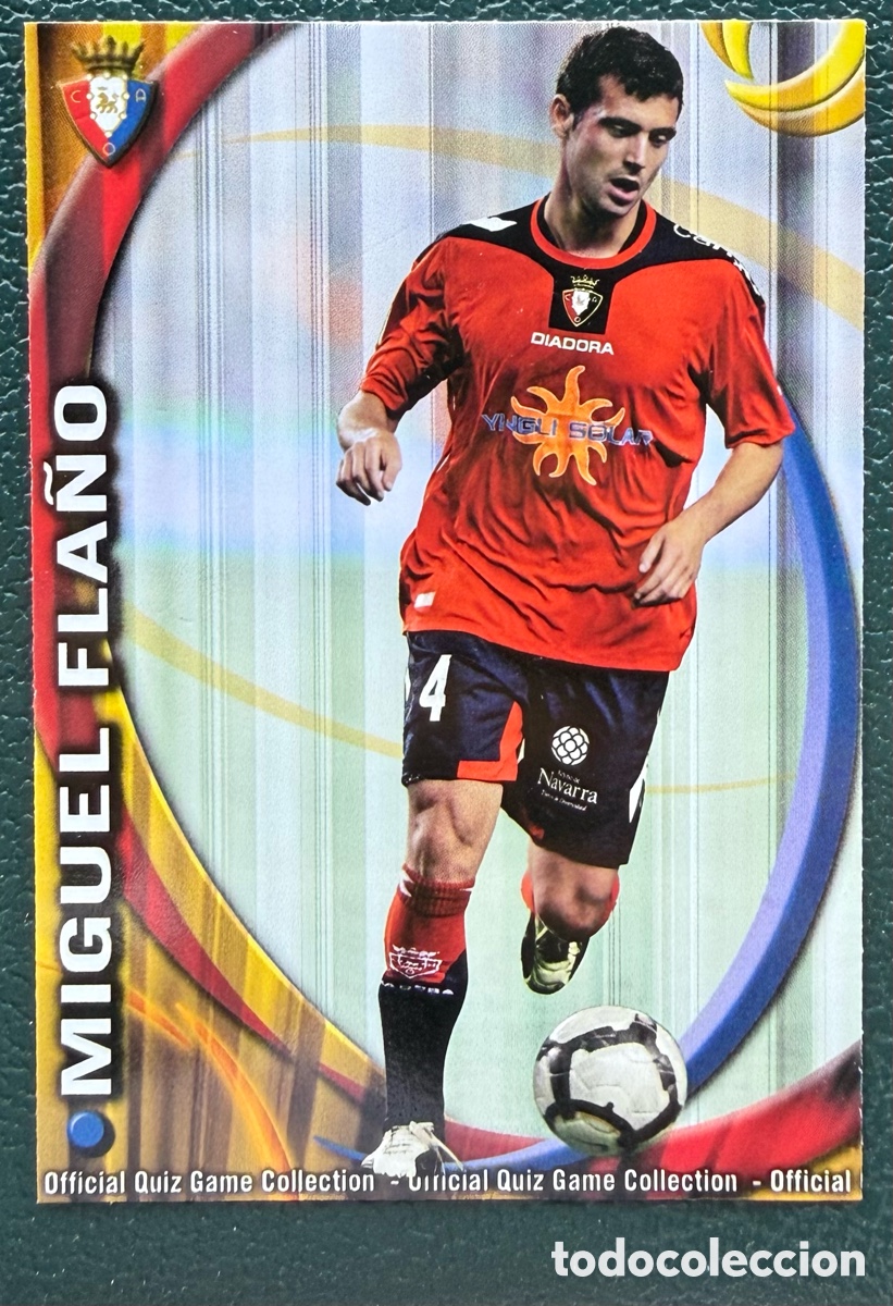 Cartes &agrave; collectionner de Football: 306 MIGUEL FLA&Ntilde;O CA OSASUNA FICHAS ALBUM MUNDICROMO 2010 2011 10 11