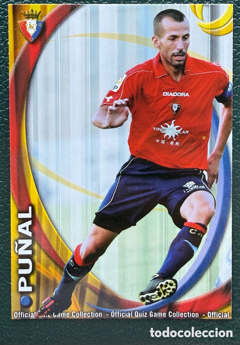 Football Stickers: 308 PU&Ntilde;AL CA OSASUNA FICHAS ALBUM MUNDICROMO 2010 2011 10 11