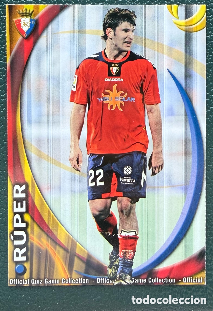 Football Stickers: 309 RUPER CA OSASUNA FICHAS ALBUM MUNDICROMO 2010 2011 10 11