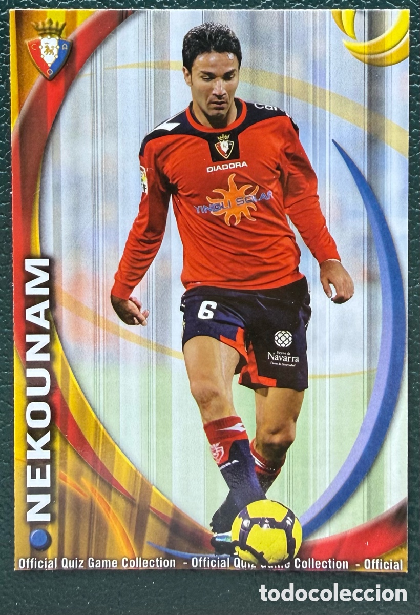 Football Stickers: 310 NEKOUNAM CA OSASUNA FICHAS ALBUM MUNDICROMO 2010 2011 10 11