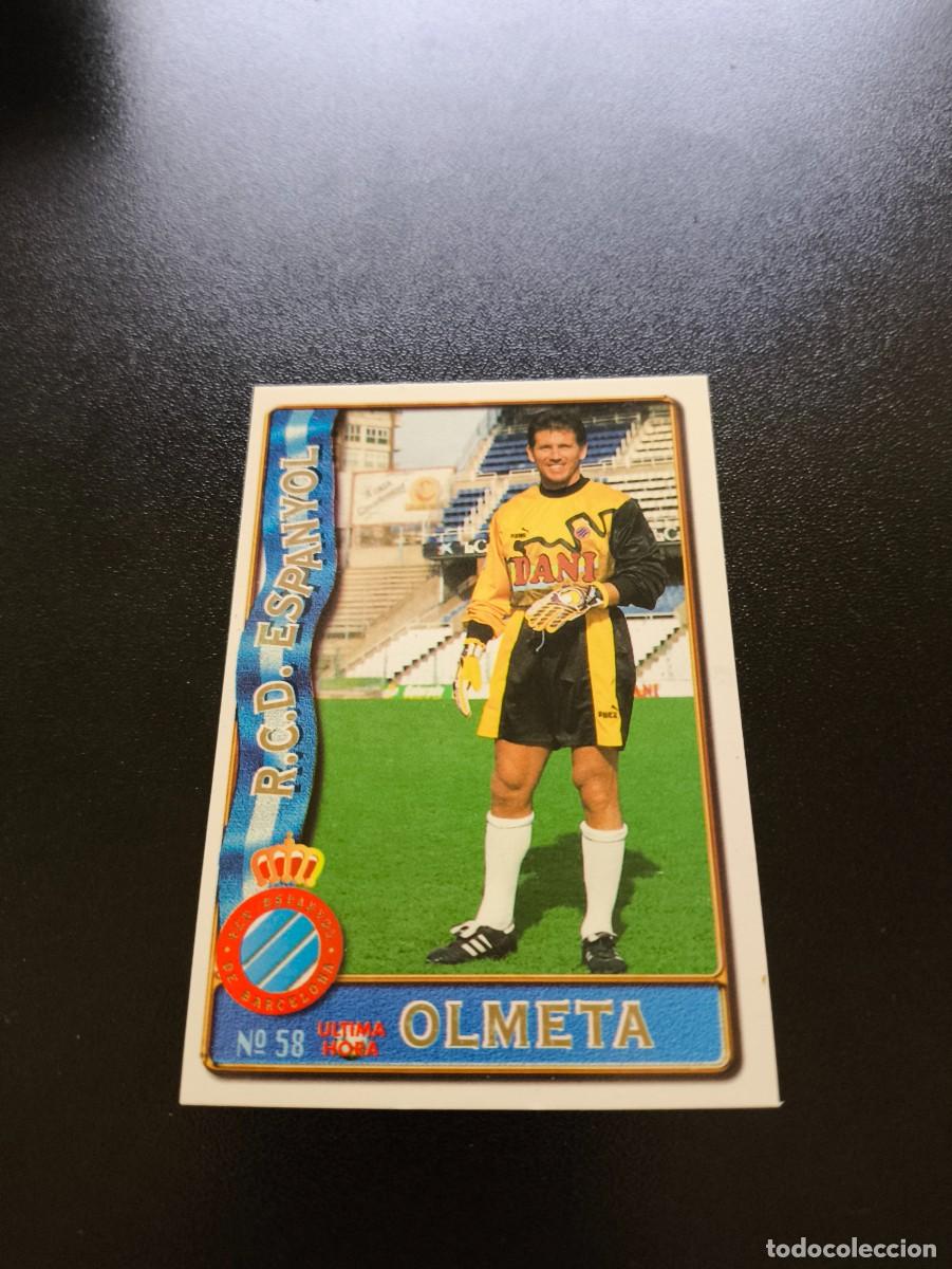 Fu&szlig;ball-Sticker: 58 OLMETA MIERA ESPA&Ntilde;OL ULTIMA HORA III UH MUNDICROMO LIGA 1996 1997 96 97 NO PANINI ESTE