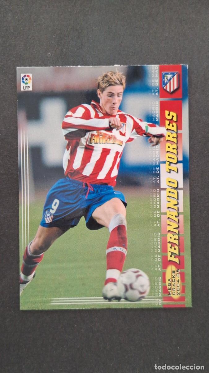 Cromos de F&uacute;tbol: L2 FERNANDO TORRES ATLETICO DE MADRID 54 PANINI MEGACRACKS 2004 2005 04 05