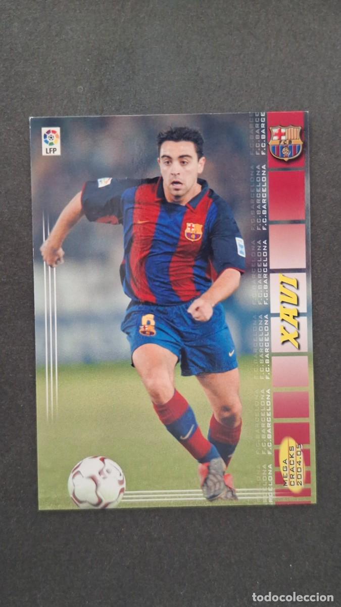 Cromos de F&uacute;tbol: L2 XAVI F. C. BARCELONA 66 PANINI MEGACRACKS 2004 2005 04 05