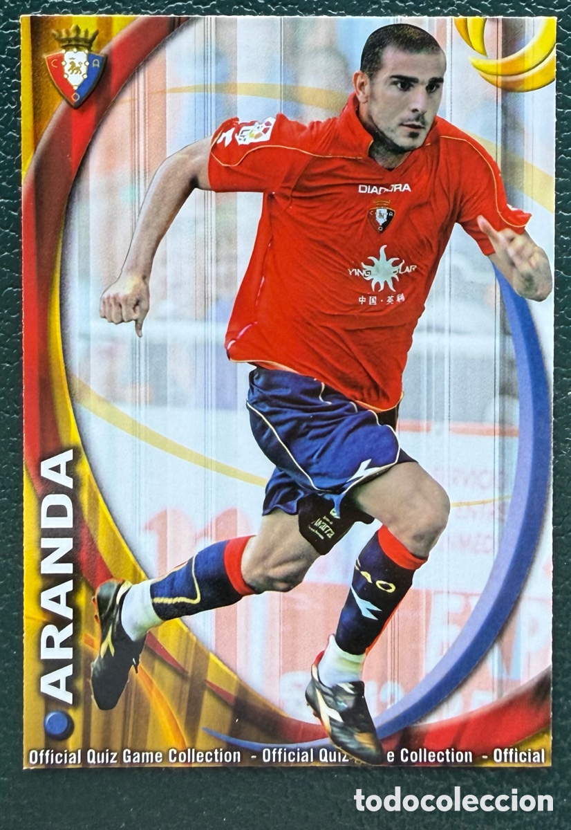 Cromos de F&uacute;tbol: 318 ARANDA CA OSASUNA FICHAS ALBUM MUNDICROMO 2010 2011 10 11