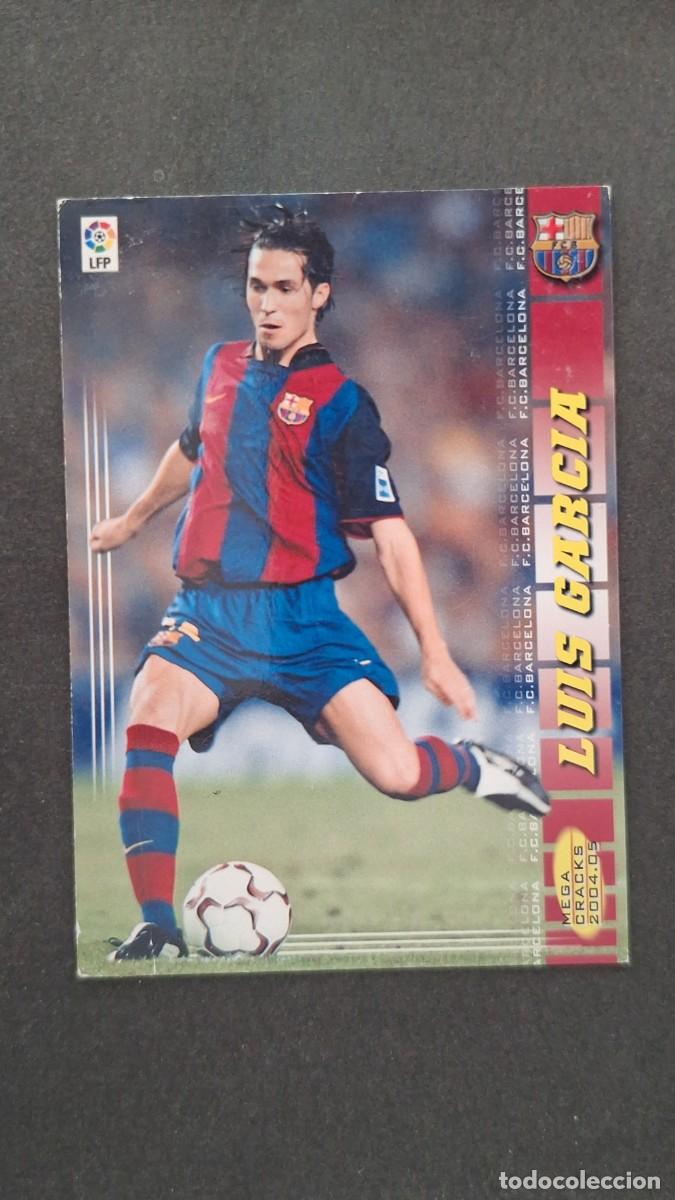 Cromos de F&uacute;tbol: L2 LUIS GARCIA F. C. BARCELONA 70 PANINI MEGACRACKS 2004 2005 04 05