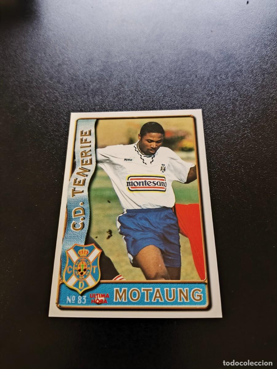 Cromos de F&uacute;tbol: 83 MOTAUNG TENERIFE ULTIMA HORA III UH MUNDICROMO LIGA 1996 1997 96 97 NO PANINI ESTE