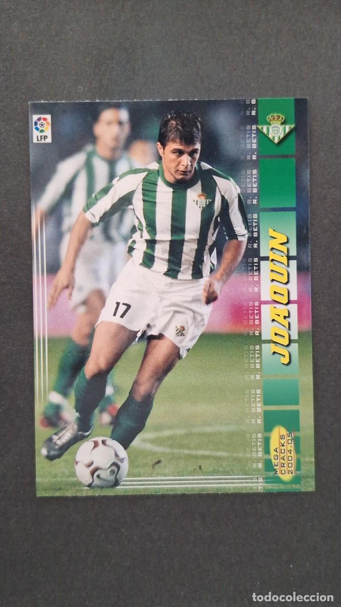 Cromos de F&uacute;tbol: L2 JOAQUIN REAL BETIS BALOMPIE 86 PANINI MEGACRACKS 2004 2005 04 05
