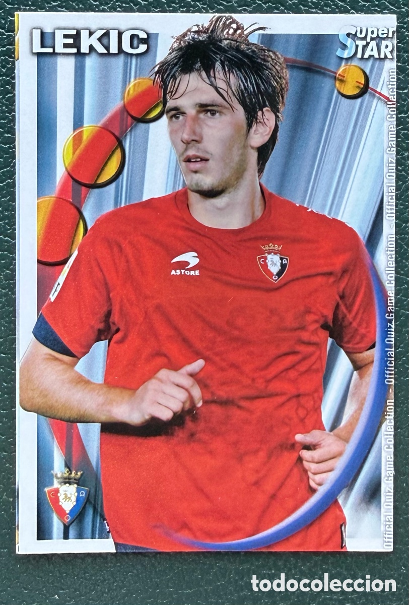 Cromos de Futebol: 322 LEKIC SUPERSTAR MATE CA OSASUNA FICHAS ALBUM MUNDICROMO 2010 2011 10 11