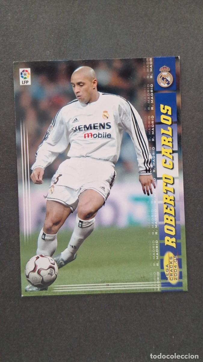 Figurine di Calcio: L2 ROBERTO CARLOS REAL MADRID 171 PANINI MEGACRACKS 2004 2005 04 05