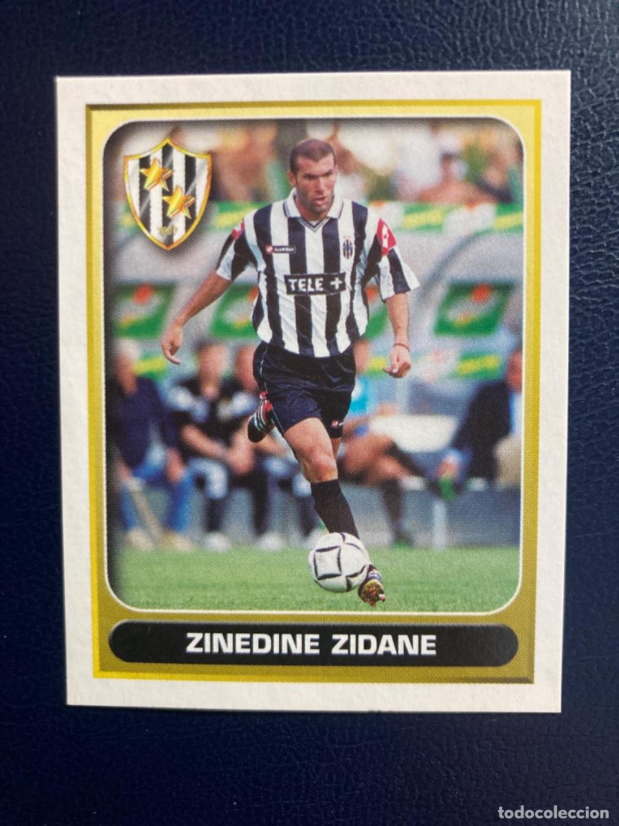 Figurine di Calcio: 154 Zinedine Zidane - Juventus - Calcio 2000 2001 - Merl&iacute;n - Sin pegar - Calciatori 00 01