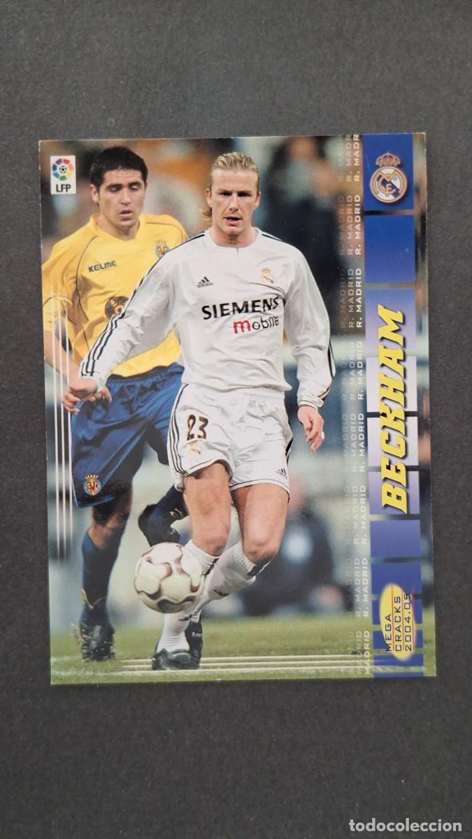 Cromos de F&uacute;tbol: L2 BECKHAM REAL MADRID 173 PANINI MEGACRACKS 2004 2005 04 05