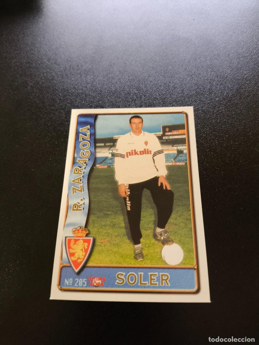 Cromos de F&uacute;tbol: 205 SOLER ZARAGOZA ULTIMA HORA III UH MUNDICROMO LIGA 1996 1997 96 97 NO PANINI ESTE
