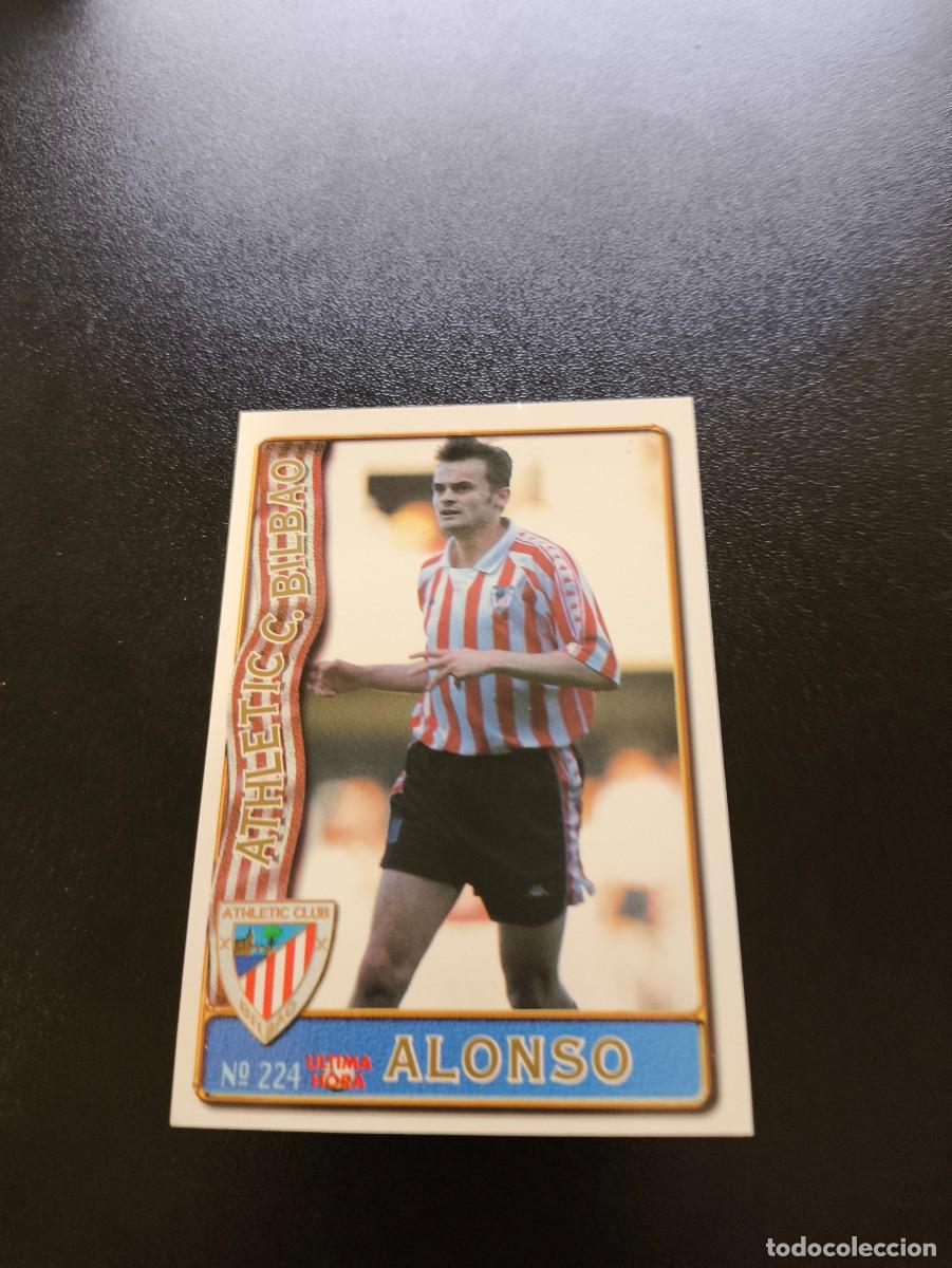 Cromos de F&uacute;tbol: 224 EDU ALONSO ATHLETIC DE BILBAO ULTIMA HORA III UH MUNDICROMO LIGA 1996 1997 96 97 NO PANINI ESTE