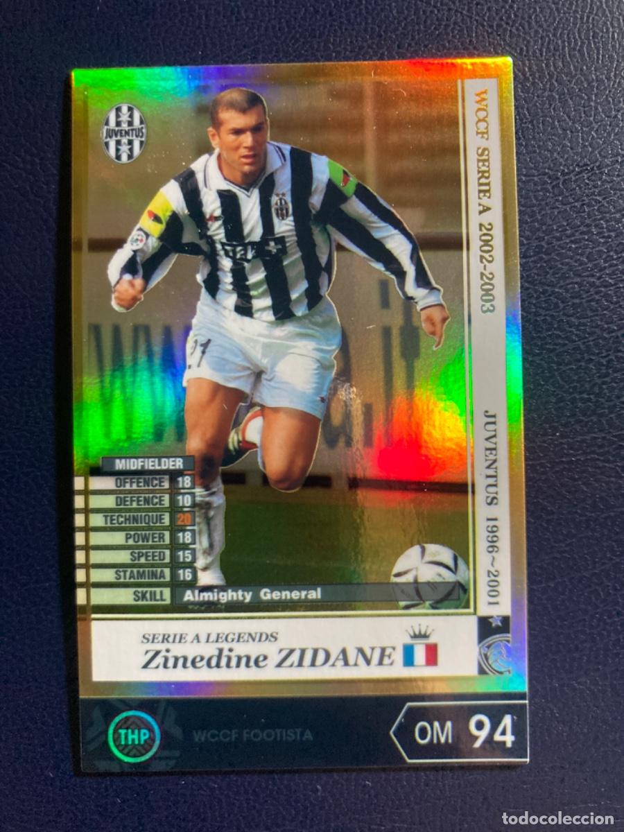 Cromos de F&uacute;tbol: Zinedine Zidane - Juventus - WCCF Calcio 2002 2003 - Panini (Jap&oacute;n) - Calciatori 02 03