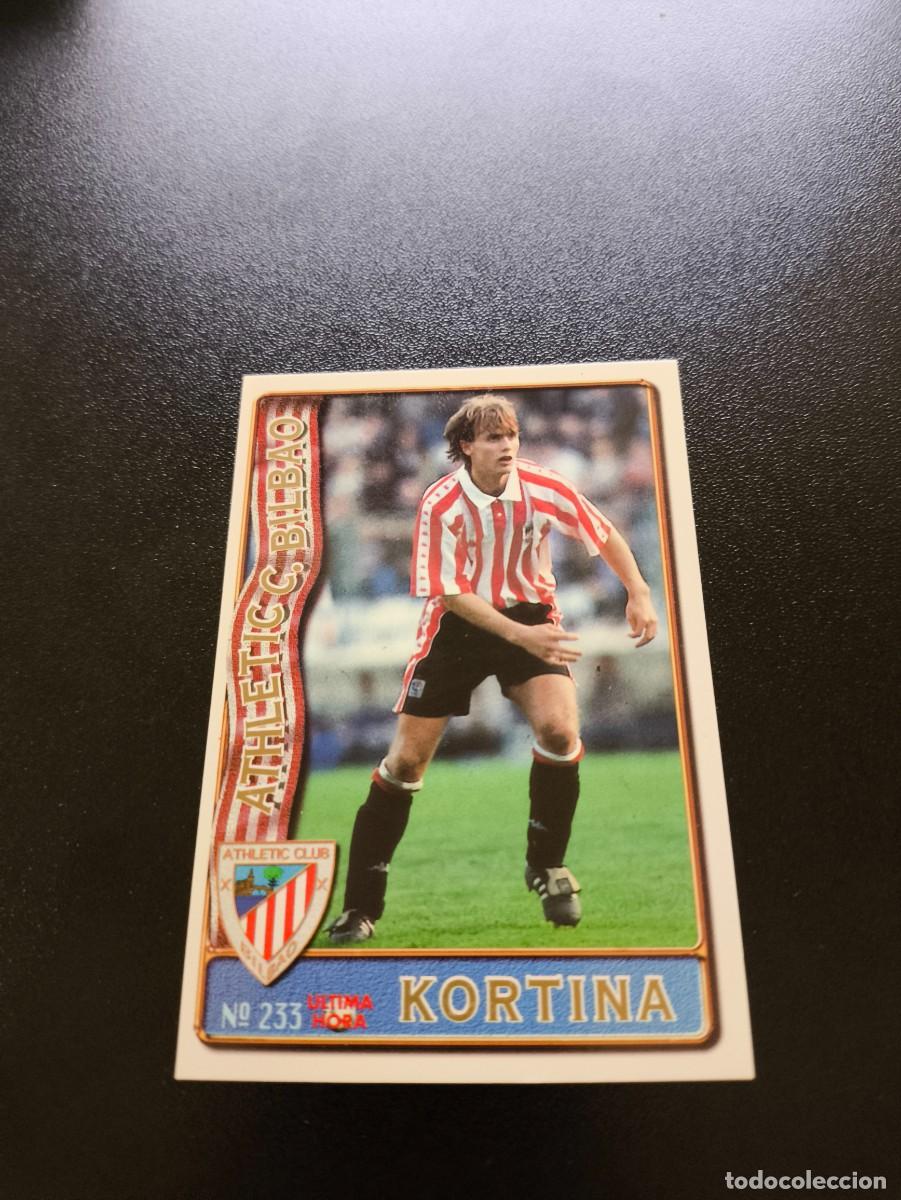 Cromos de F&uacute;tbol: 233 KORTINA ATHLETIC DE BILBAO ULTIMA HORA III UH MUNDICROMO LIGA 1996 1997 96 97 NO PANINI ESTE