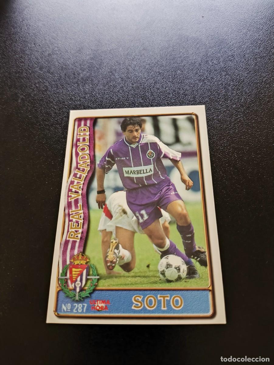 Cromos de F&uacute;tbol: 287 SOTO VALLADOLID ULTIMA HORA III UH MUNDICROMO LIGA 1996 1997 96 97 NO PANINI ESTE