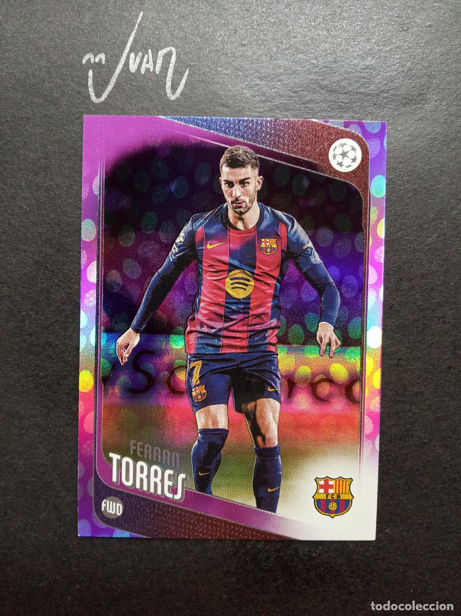 Cromos de F&uacute;tbol: N&ordm; 138 PARALELA EASTER FERRAN TORRES FC BARCELONA ESPA&Ntilde;A ⚽ TOPPS &reg; FLAGSHIP UEFA UCC 2025 2026 25 26