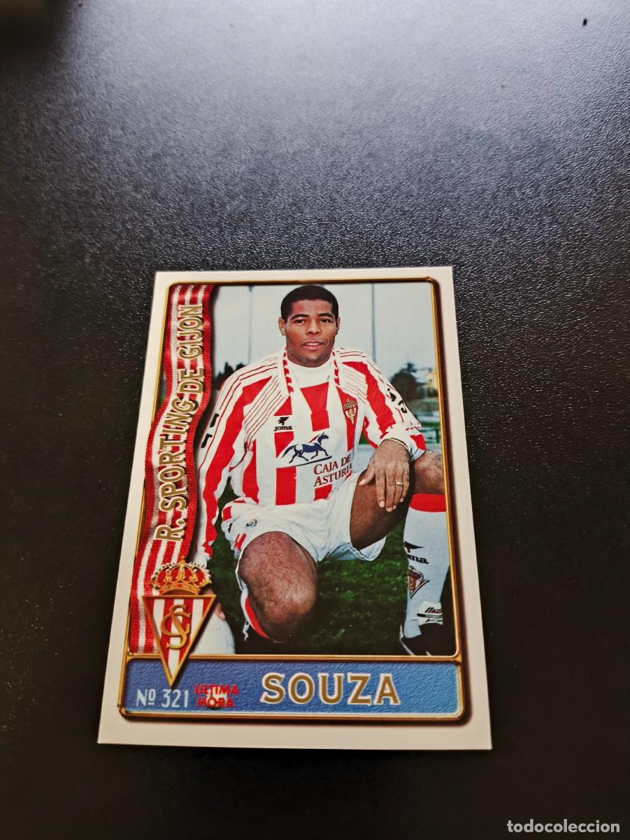 Cromos de F&uacute;tbol: 321 SOUZA SPORTING DE GIJON ULTIMA HORA III UH MUNDICROMO LIGA 1996 1997 96 97 NO PANINI ESTE