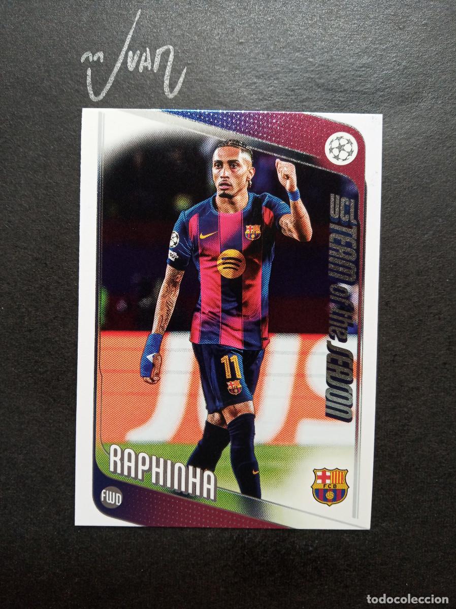 Cromos de F&uacute;tbol: N&ordm; 97 RAPHINHA BARCELONA BRASIL ⚽ TOPPS &reg; FLAGSHIP UCC UEFA CLUB COMPETITIONS 2025 2026 25 26 NUEVO