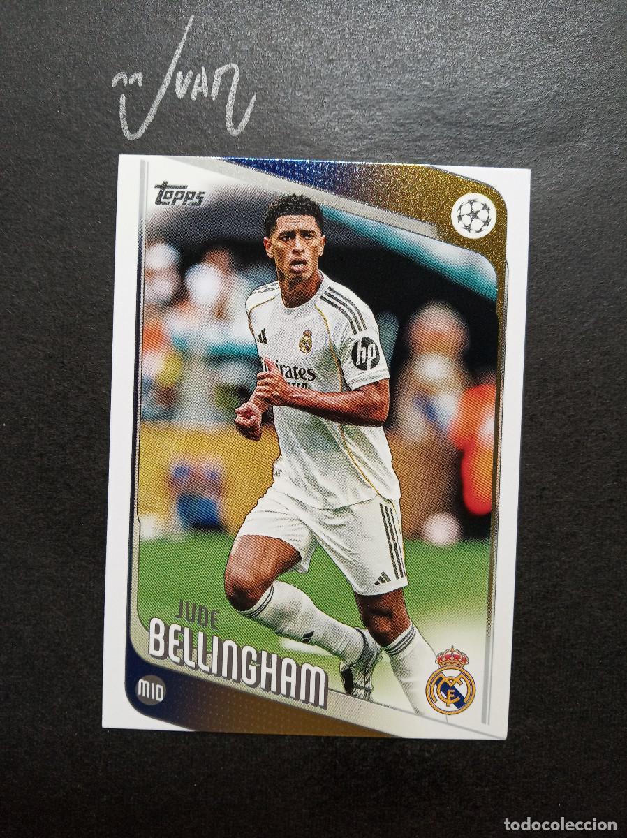 Cromos de F&uacute;tbol: N&ordm; 64 BELLINGHAM REAL MADRID ⚽ TOPPS &reg; FLAGSHIP UCC UEFA CLUB COMPETITIONS 2025 2026 25 26 NUEVO