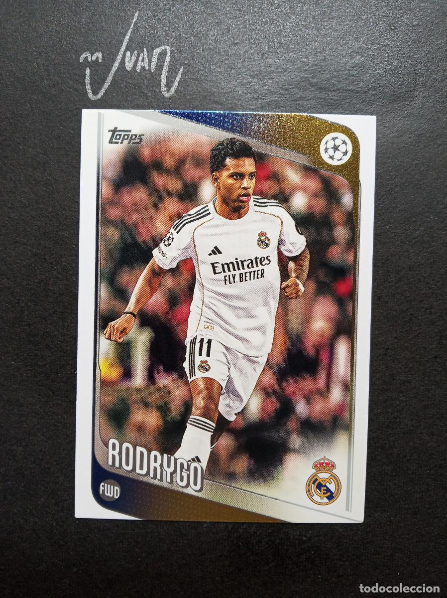 Cartes &agrave; collectionner de Football: N&ordm; 102 RODRYGO REAL MADRID ⚽ TOPPS &reg; FLAGSHIP UCC UEFA CLUB COMPETITIONS 2025 2026 25 26 NUEVO