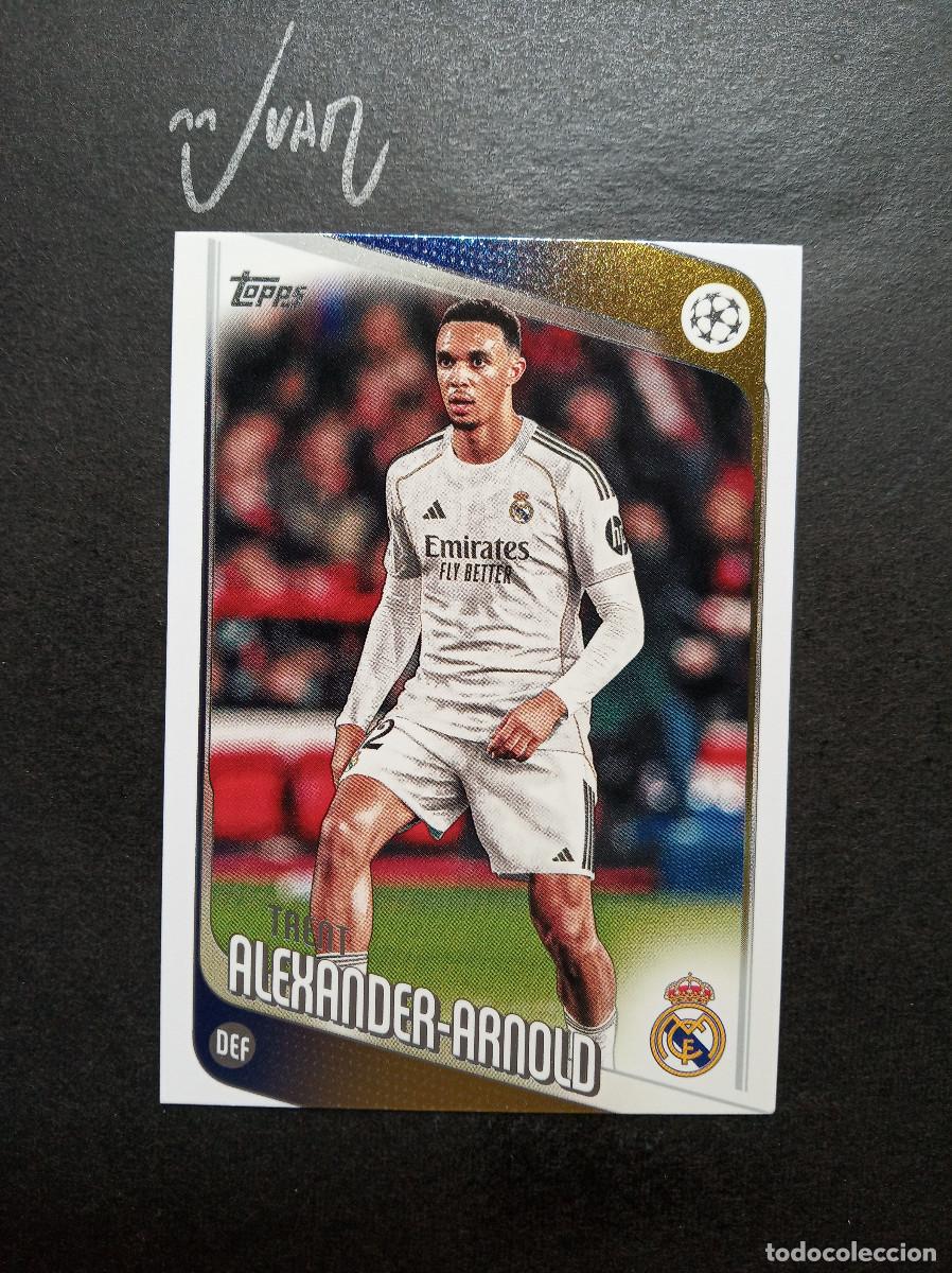 Figurine di Calcio: N&ordm; 141 ALEXANDER ARNOLD REAL MADRID ⚽ TOPPS &reg; FLAGSHIP UEFA CLUB COMPETITIONS 2025 2026 25 26 NUEVO