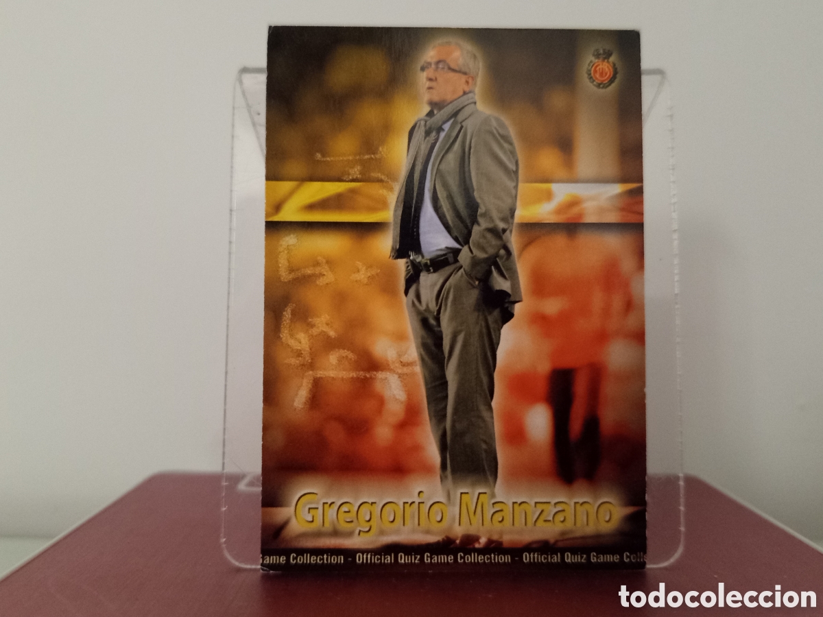 Cromos de F&uacute;tbol: ❇️ CROMO ⚽ GREGORIO MANZANO MALLORCA FICHAS LIGA QUIZ COLLECTION MUNDICROMO ❇️