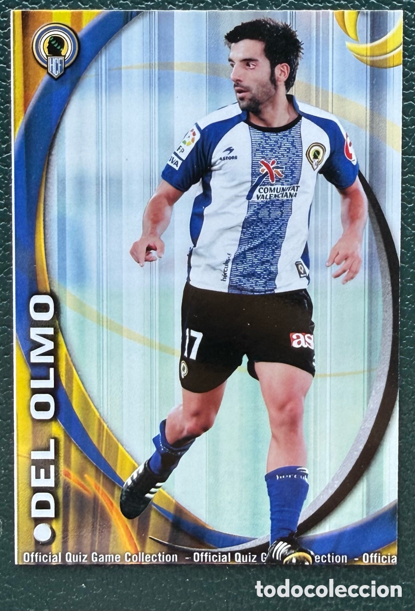 Figurine di Calcio: 497 DEL OLMO HERCULES CF FICHAS ALBUM MUNDICROMO 2010 2011 10 11