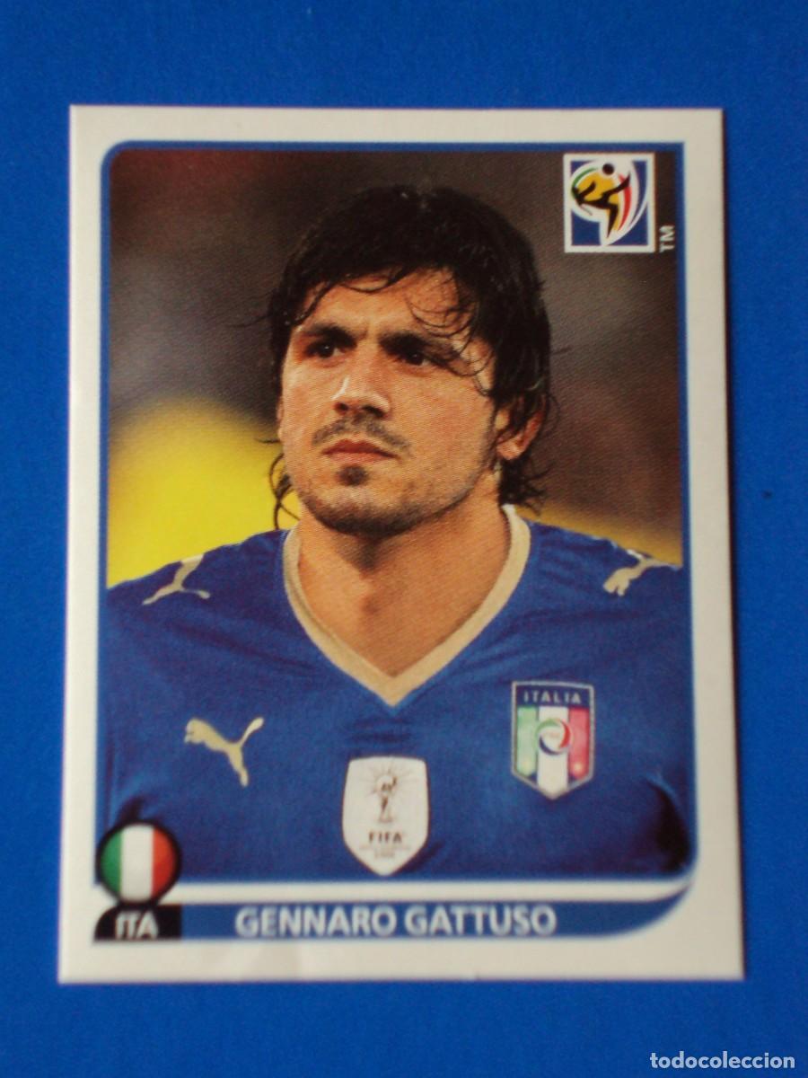 Figurine di Calcio: 421 GENNARO GATTUSO ITALIA MUNDIAL FUTBOL SOUTH AFRICA 2010 FIFA WORLD CUP PANINI CROMO NUEVO