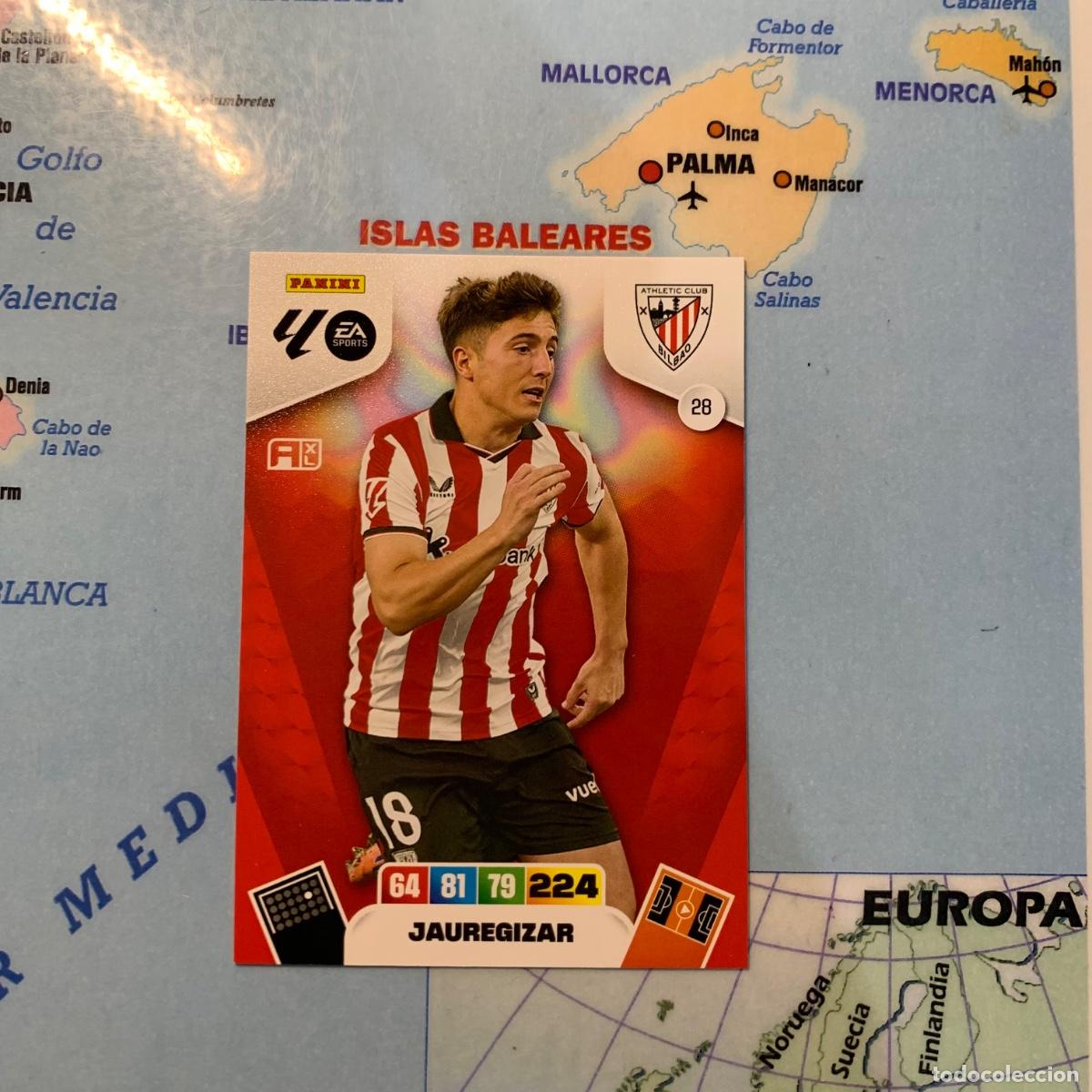Cromos de F&uacute;tbol: Jauregizar n&uacute;mero 28 del Athletic de Bilbao cromo adrenalyn XL 25-26 2025-2026