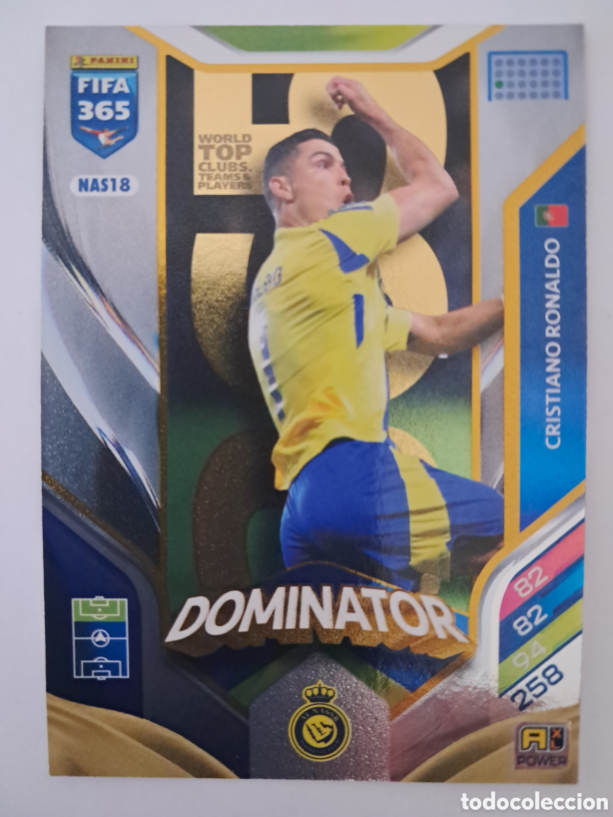 Cartes &agrave; collectionner de Football: NAS18 Cristiano Ronaldo Adrenalyn