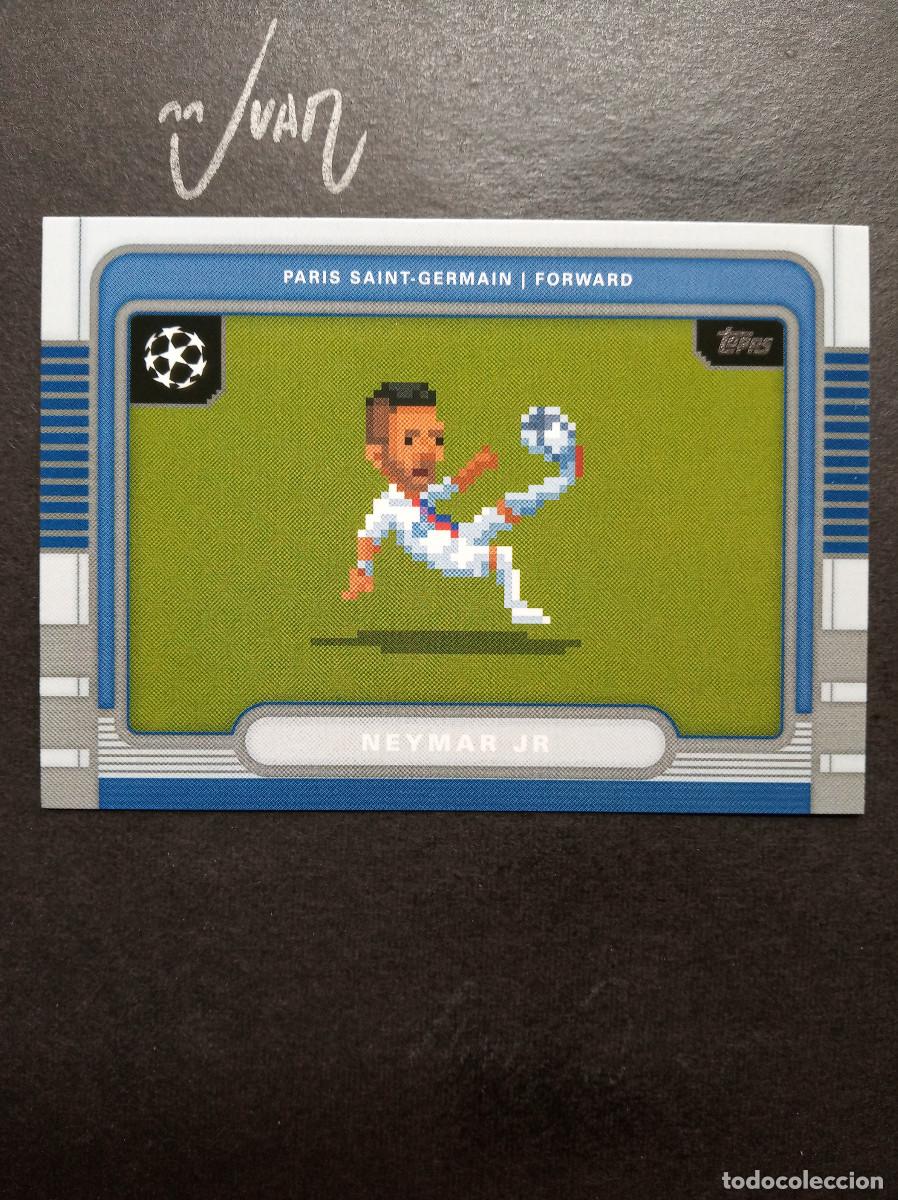 Figurine di Calcio: 8 BIT N&ordm; 6 NEYMAR JR PARIS SAINT-GERMAIN ⚽ TOPPS &reg; FLAGSHIP CLUB COMPETITIONS 2025 2026 25 26 NUEVO