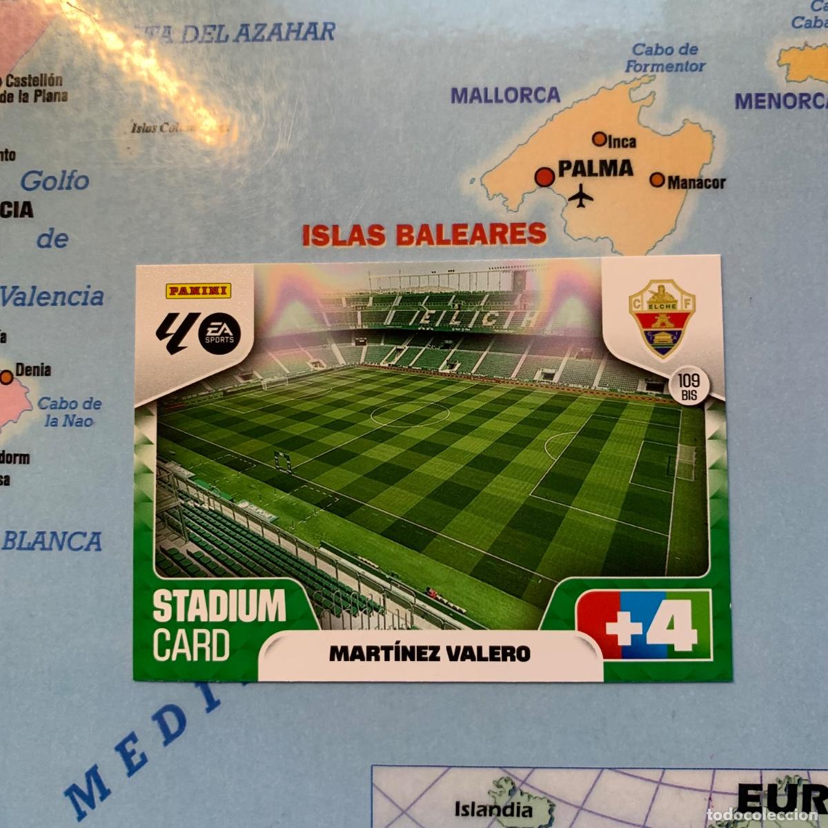 Cromos de F&uacute;tbol: Stadium Card del Elche n&uacute;mero 109 Bis cromo adrenalyn XL 25-26 2025-2026