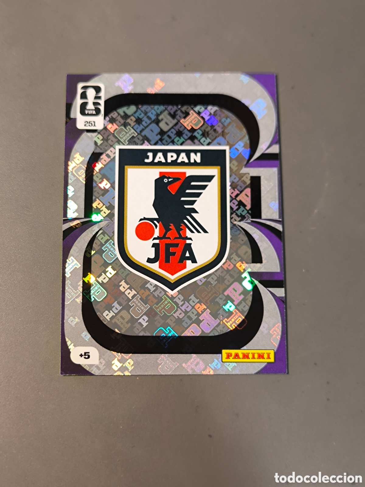 Cromos de F&uacute;tbol: Escudo Jap&oacute;n 251 Mundial Adrenalyn 2026