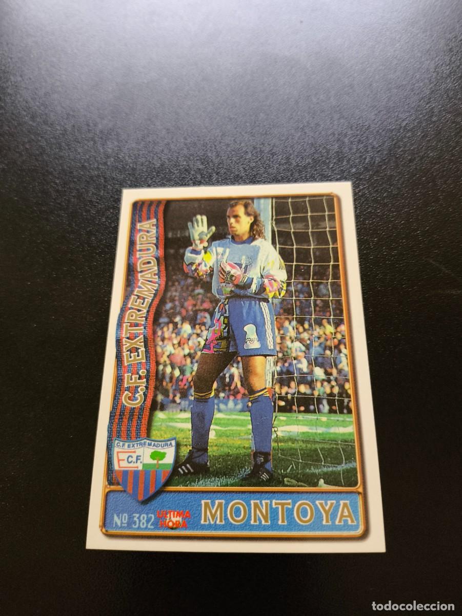 Cromos de F&uacute;tbol: 382 MONTOYA EXTREMADURA ULTIMA HORA III UH MUNDICROMO LIGA 1996 1997 96 97 NO PANINI ESTE
