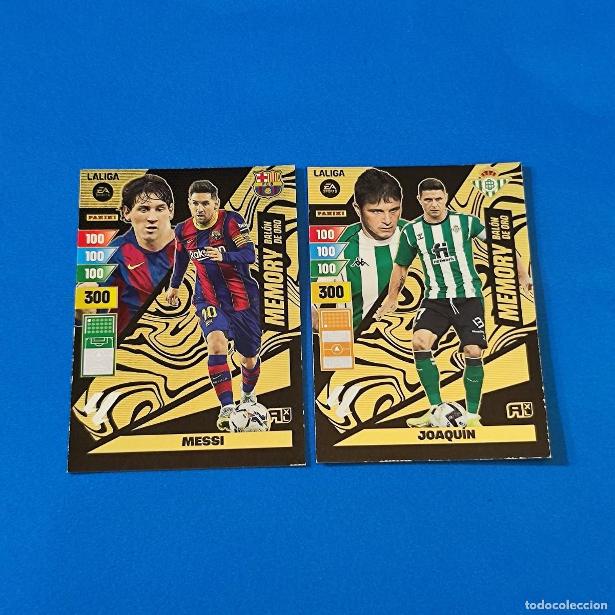 Cromos de F&uacute;tbol: Adrenalyn 2024 2025 / 24 25 Memory Bal&oacute;n de Oro Messi Barcelona - Joaqu&iacute;n Betis