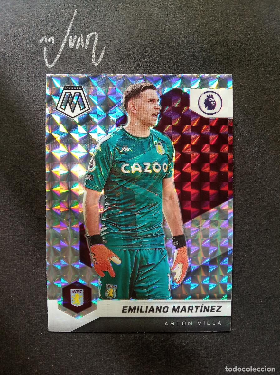 Cartes &agrave; collectionner de Football: N&ordm; 125 PARALELA PRIZM EMILIANO MARTINEZ ASTON VILLA ⚽ PANINI &reg; MOSAIC PREMIER 2021 2022 21 22 NUEVO