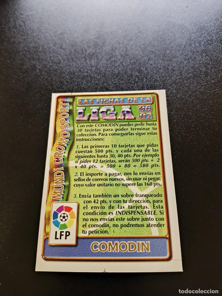 Cartes &agrave; collectionner de Football: COMODIN LETRA NORMAL MUNDICROMO LIGA 1996 1997 96 97 NO PANINI ESTE